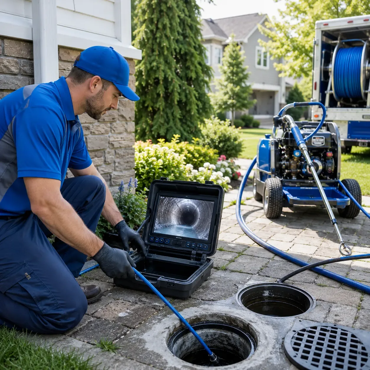 Outdoor drain cleaning professionals serving Vilonia, AR